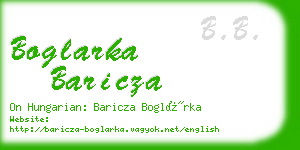 boglarka baricza business card